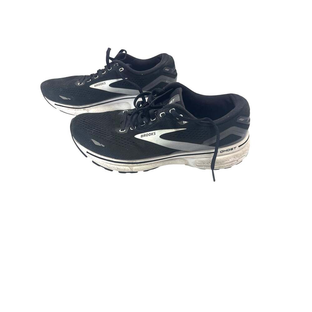 Brooks Ghost 15 Women's Size 10 B Black White Running Walking Shoes 120380